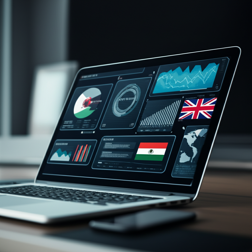 Digital trading interface displaying Latin America ETFs