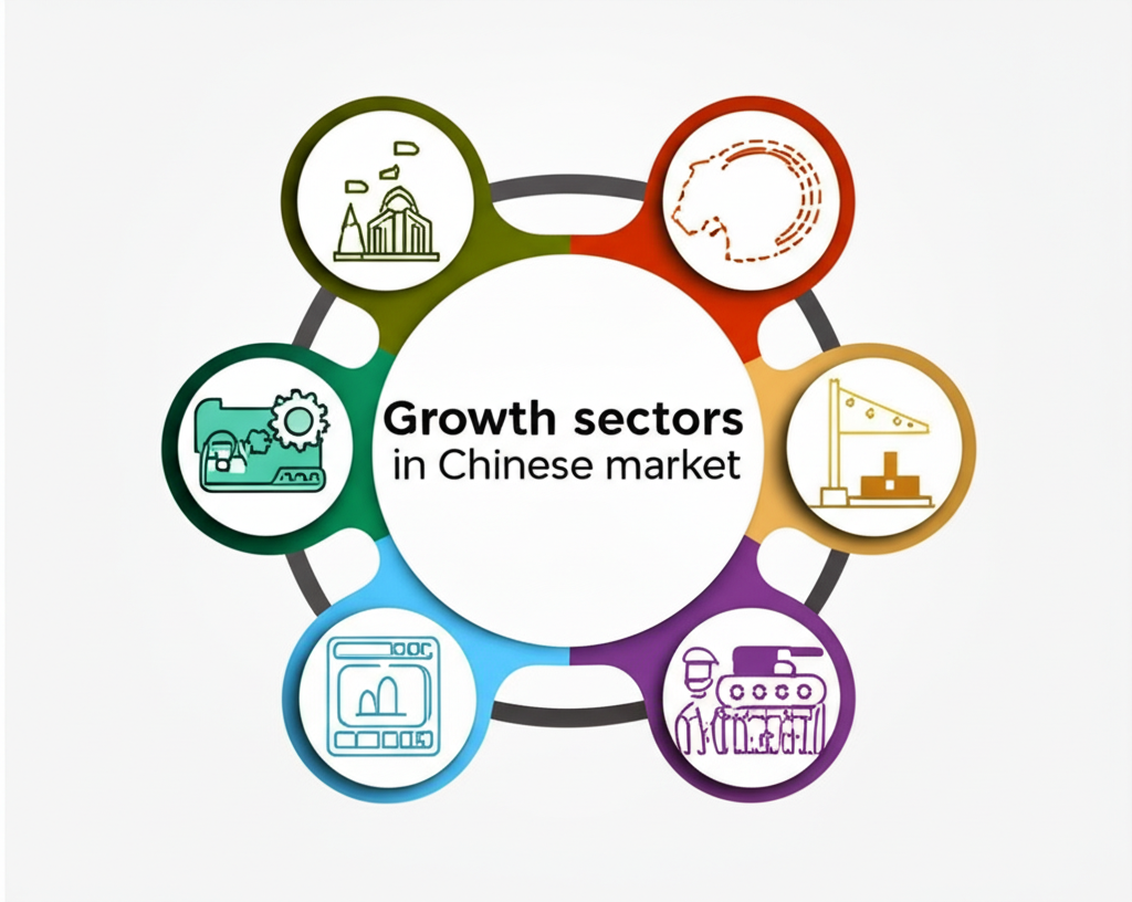 Growth sectors in Chinese market