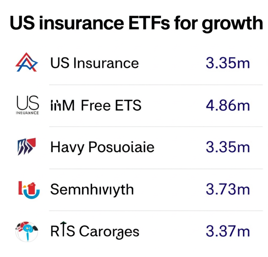 US insurance ETFs for growth and portfolio diversification
