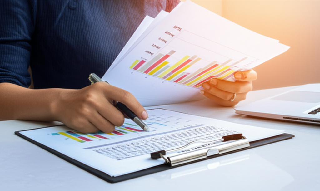 Investor analyzing different bond types