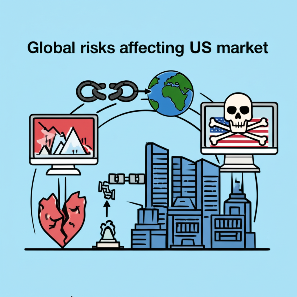 Global risks affecting US market, illustration