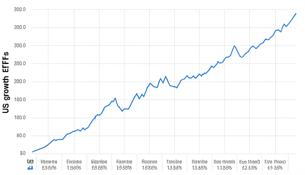 US growth ETFs investment chart