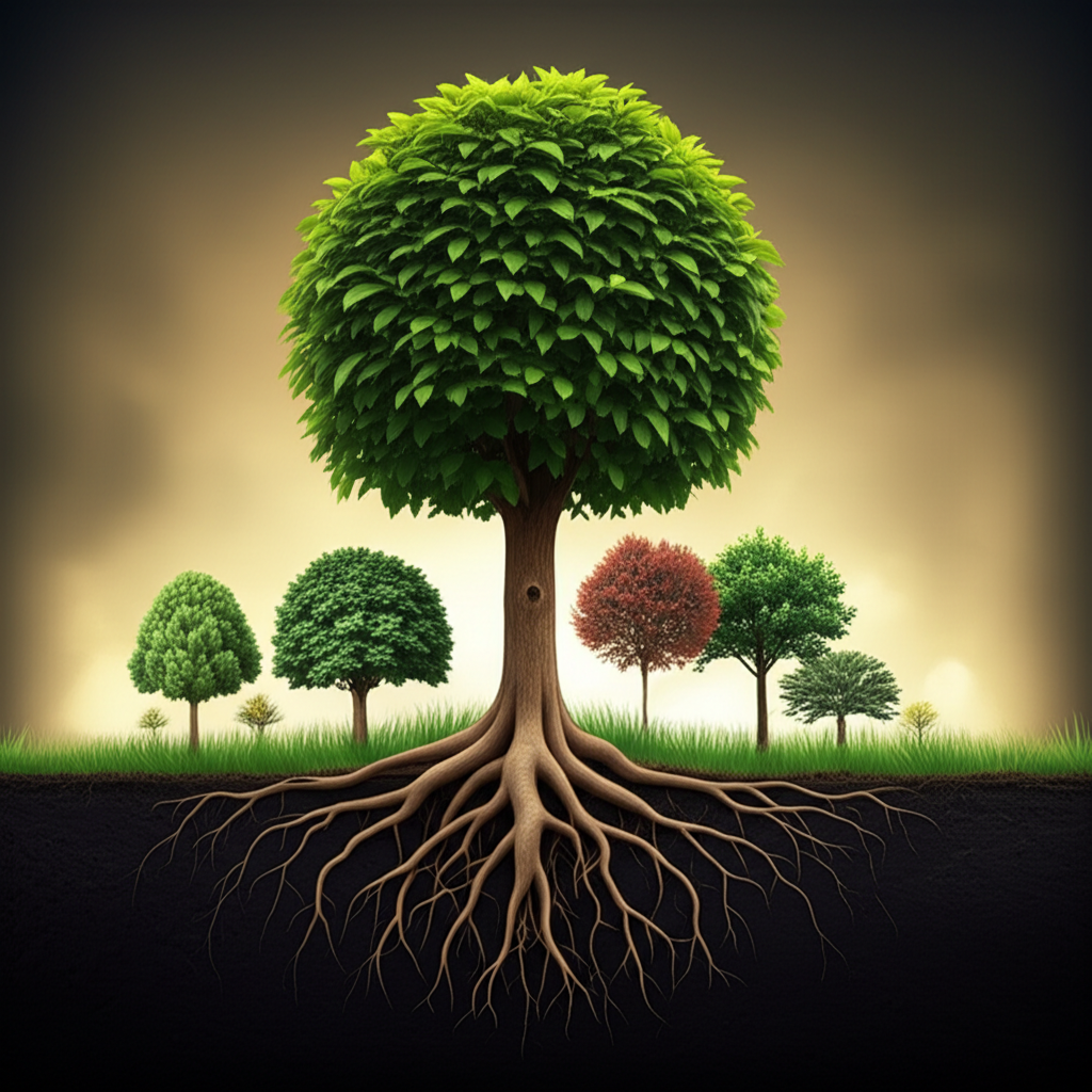 Diversified investment portfolio showing secure growth