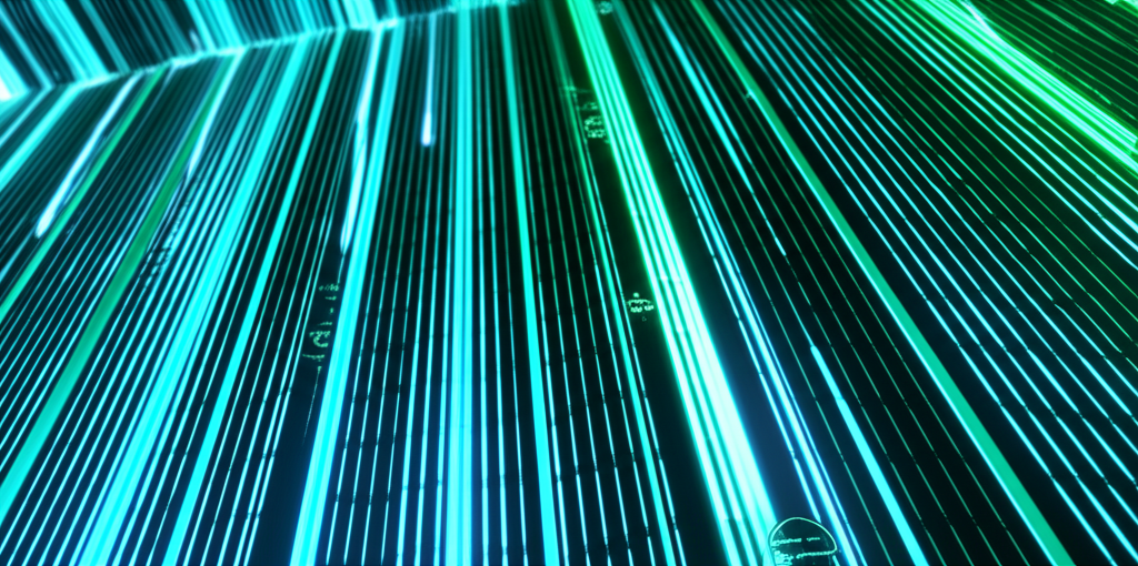 Digital data streams visualizing complex financial flows in US markets