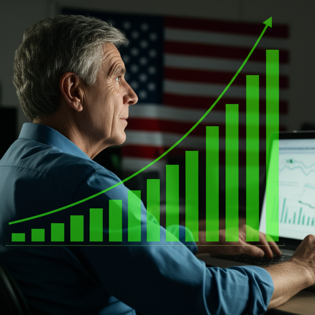 US investor watching dividends grow