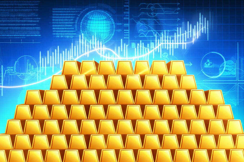 Gold bars protecting US economy