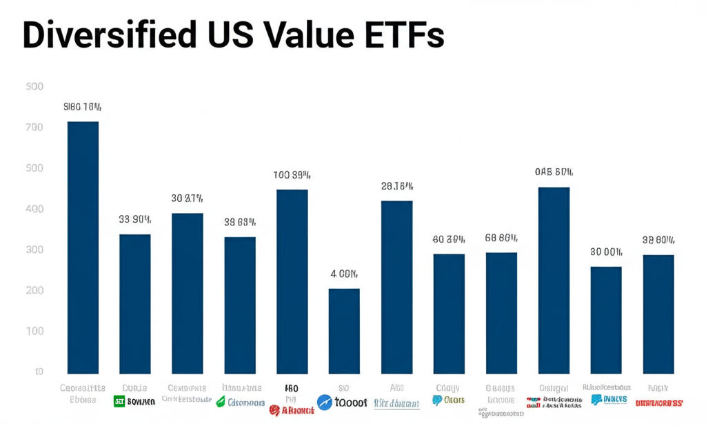 Diversified US value ETFs