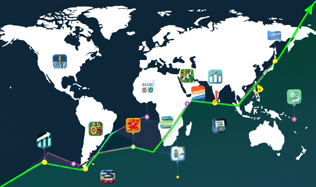 Global market growth, diverse ETFs