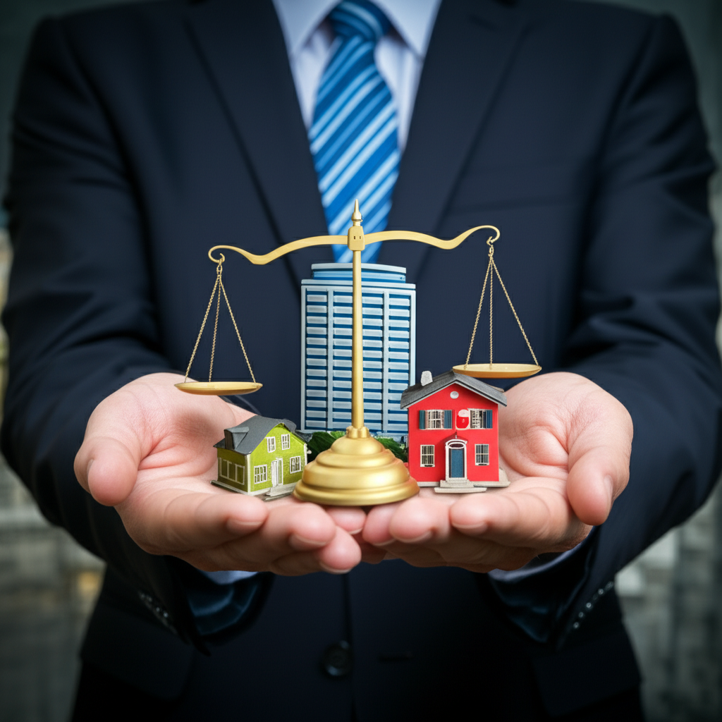 Investor balancing stocks and bonds in a portfolio