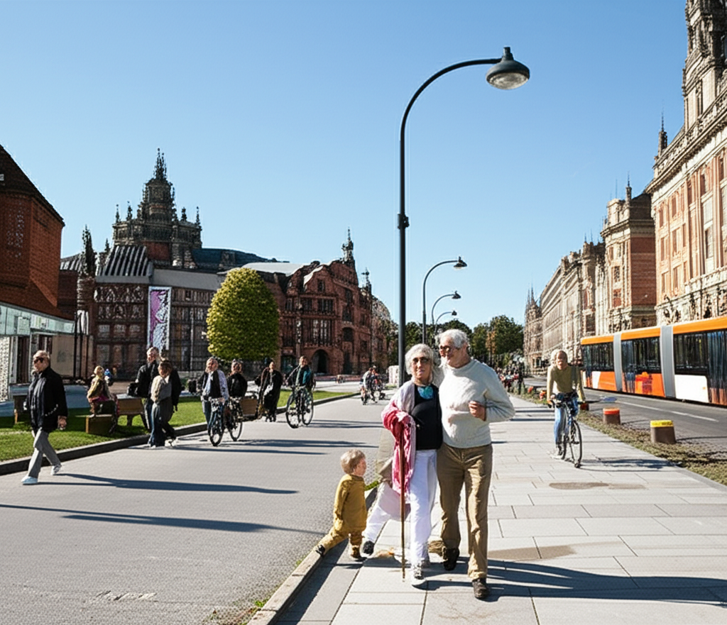 People thriving in age-friendly city