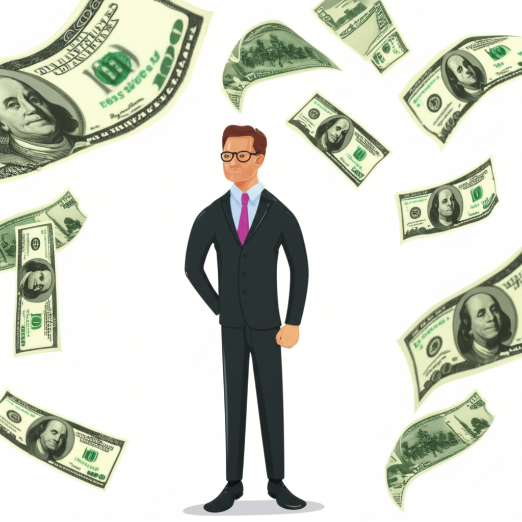 Business owner analyzing strong dollar impact