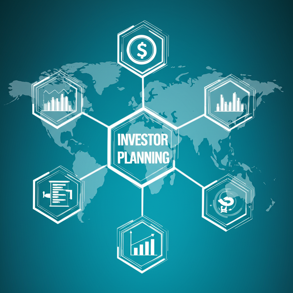 Illustration of an investor strategizing finances on a global map, highlighting currency trends and diversification options